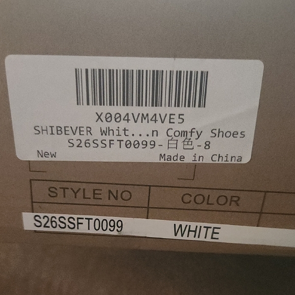 Shibever Women's White Slide Sandals - Picture 10 of 11